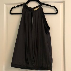 Ramy brook black silk top